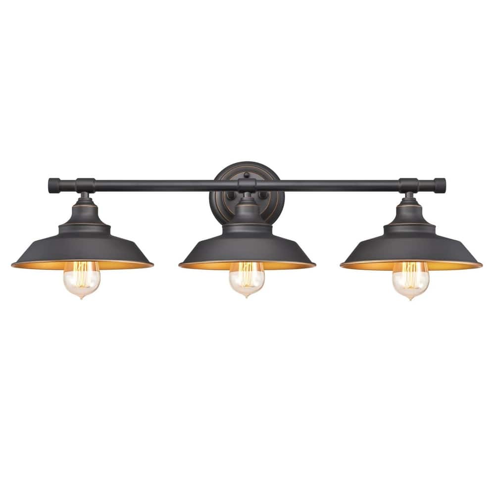 Westinghouse Iron Hill Three-Light Indoor Wall Fixture