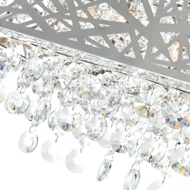 Eternity 9 Light Chandelier With Chrome Finish