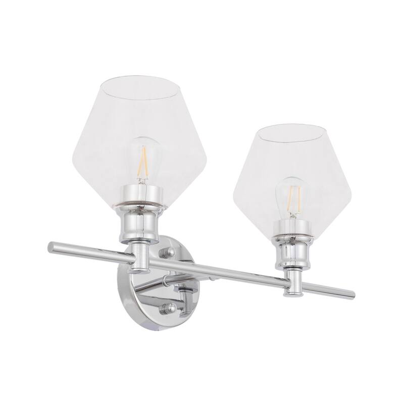 Gerald 2-Light Wall Sconce - 19.1/10.2 - 19.1/10.2