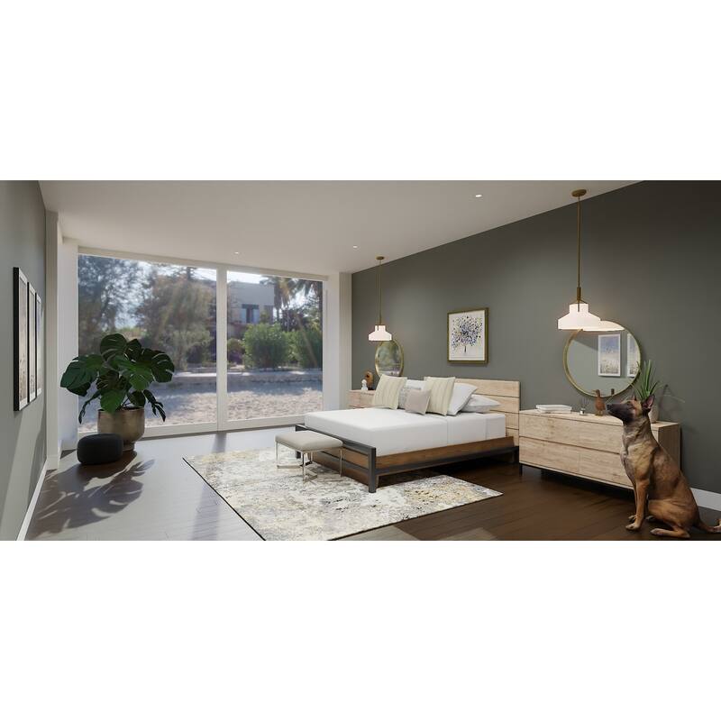 Brecken 2-Light Aged Brass Pendant Light