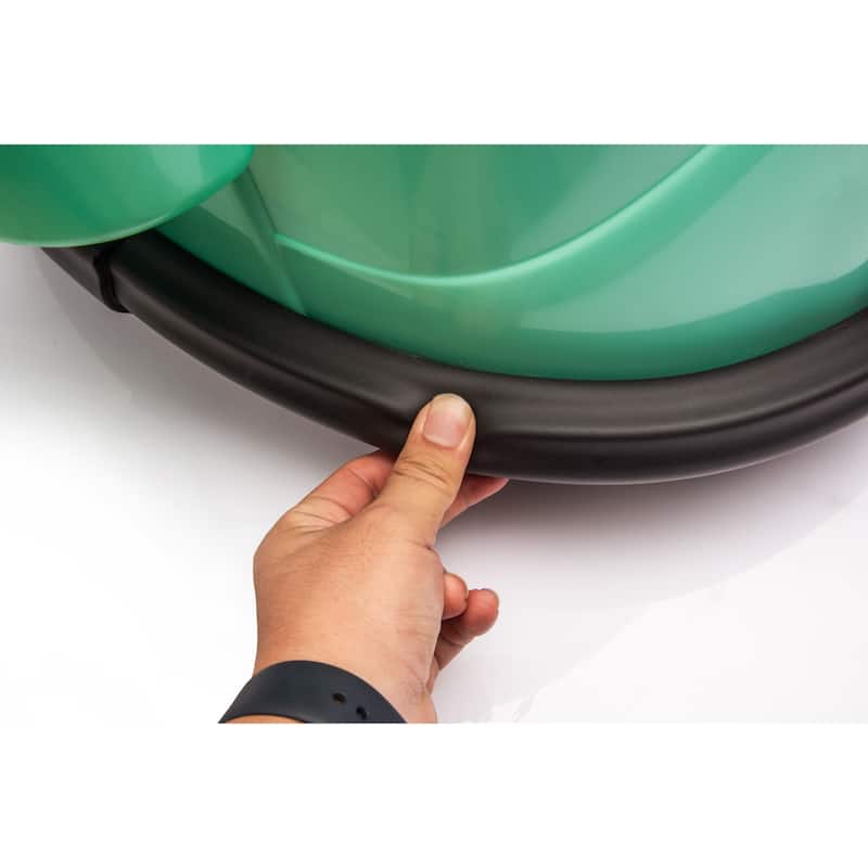 12V Kids Ride-On Bumper Car for Ages 1.5-5, Remote Control with Bluetooth & 360° Spin, Safety Belt - Green