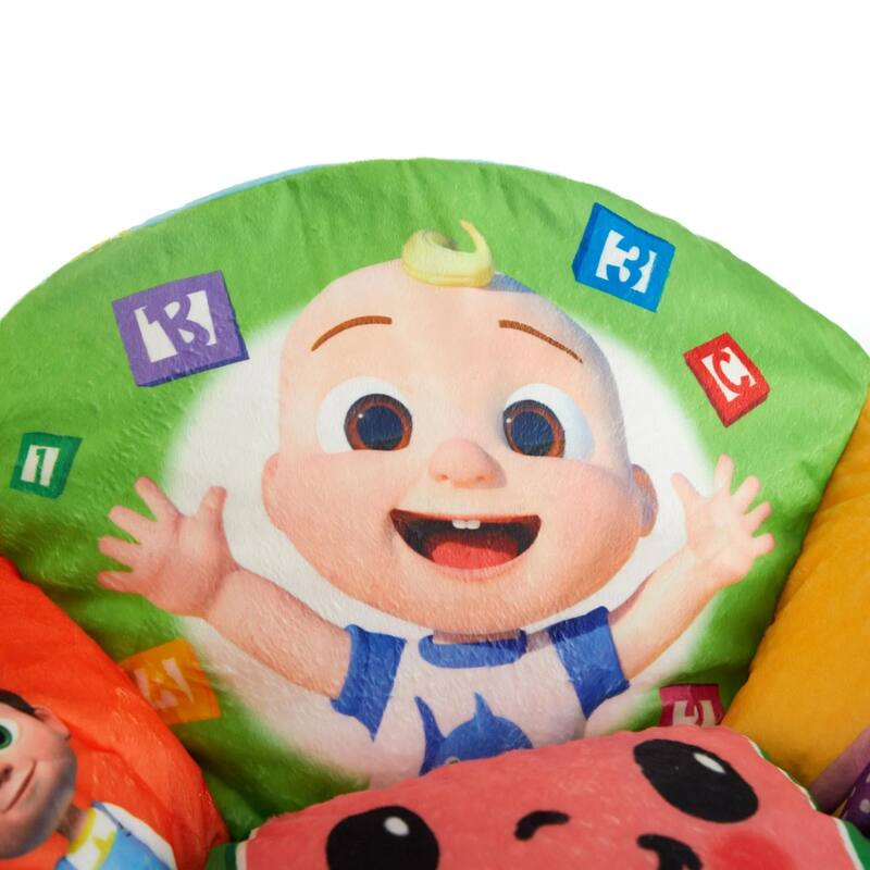 Cocomelon Toddler Bean Bag Chair, Soft, Comfortable Kids Seating