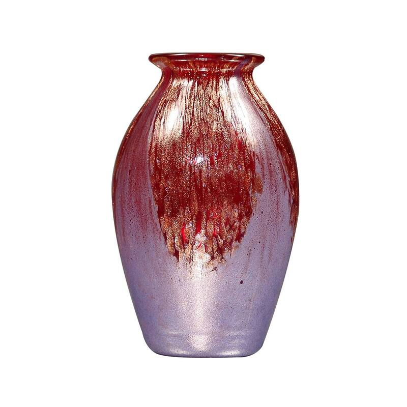 Heathrow Hand Blown Art Glass Vase