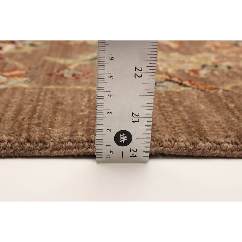 ECARPETGALLERY Hand-knotted Jamshidpour Brown Wool Rug - 3'0 x 5'3