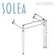 preview thumbnail 5 of 10, Safavieh Solea Hamilton Wall Mounted Console Sink Stand