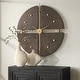 preview thumbnail 3 of 5, Uttermost Walnut Elegance Wall Clock - 38"H x 38"W x 2.75"D