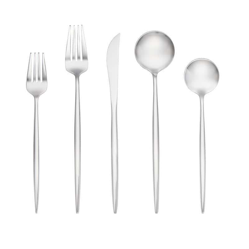 Skandia™ Zephyr Mirror - 20 Piece Flatware Set, Service for 4, Forged