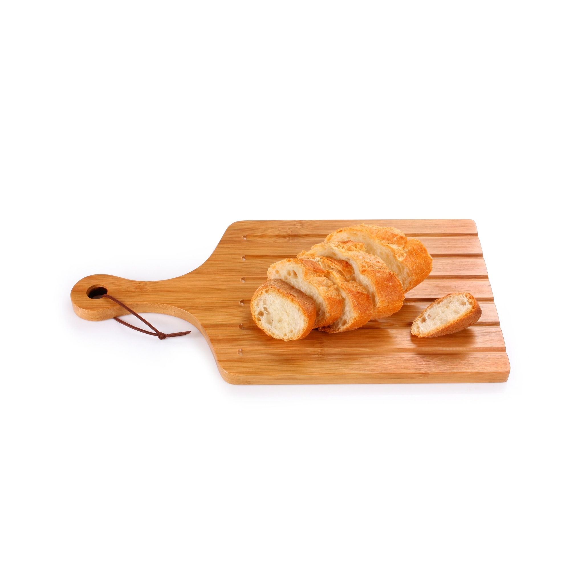 wood bread board with handle