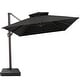 preview thumbnail 15 of 14, Crestlive Products 10 x 13ft Outdoor Patio Cantilever Umbrella with Base