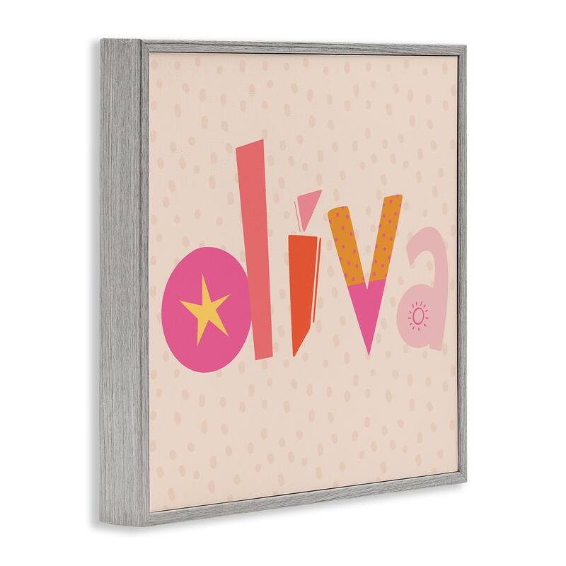 Stupell Diva Patterned Whimsical Text Framed Giclee Art Design By Sazerelli Designs