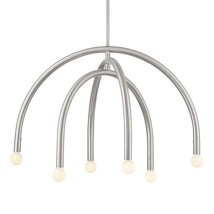 Meridian M100115 6 Light 30" Wide Abstract Chandelier