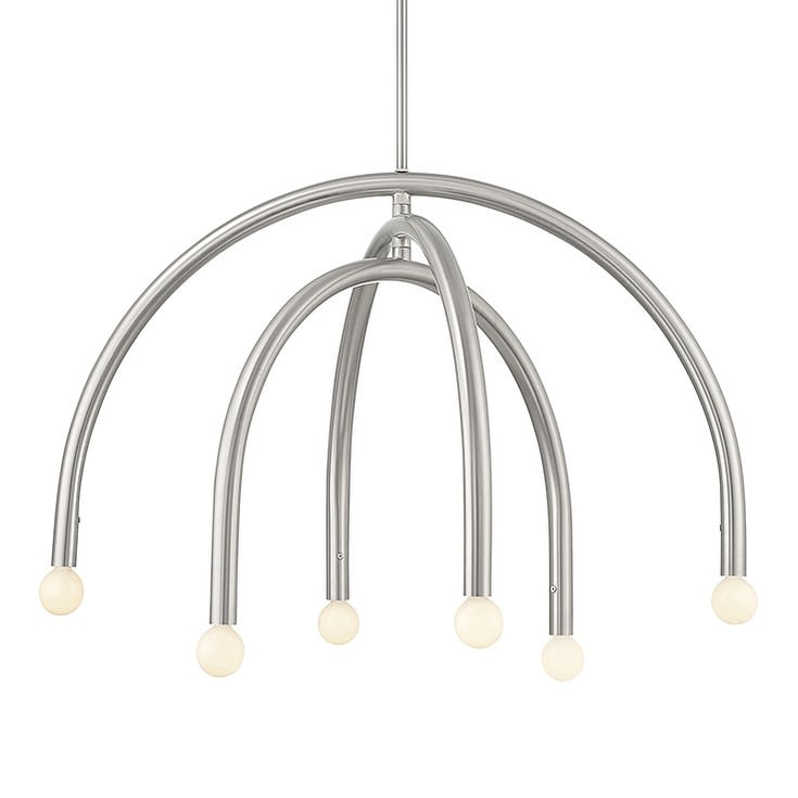 Meridian M100115 6 Light 30" Wide Abstract Chandelier