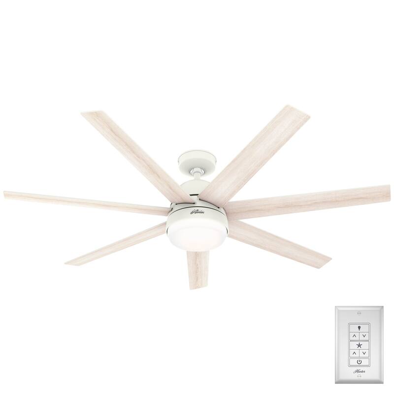 Hunter 60" WiFi Phenomenon Ceiling Fan w/LED Light, Wall Control - Windmill - SMART FAN! ENERGY STAR!