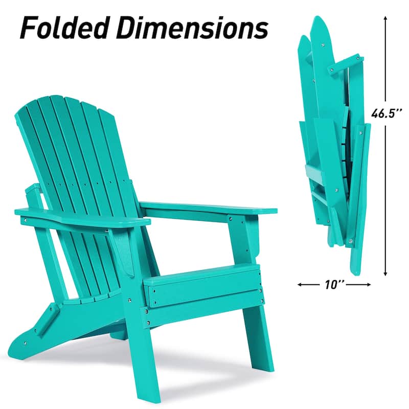 Aoodor Folding Patio Chairs - Stylish and Portable Seating - 32.3'' x 21.6'' x 37''