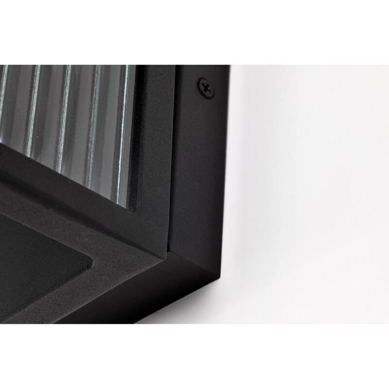 Holden Small Outdoor Lantern Gold and Black Finish Clear Glass - Black / Gold