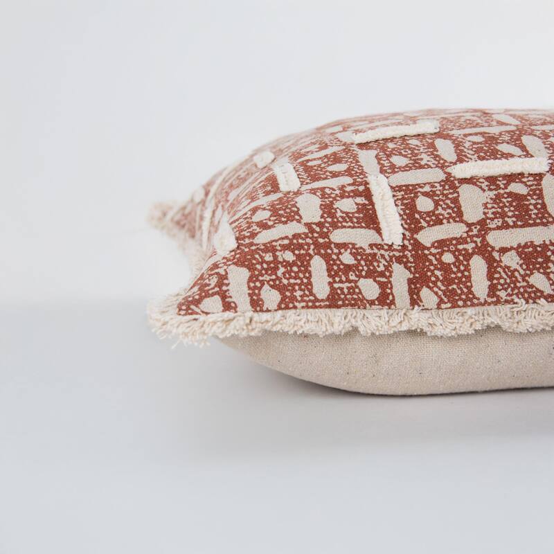 Rizzy Home Abstract Embroidered Throw Pillow