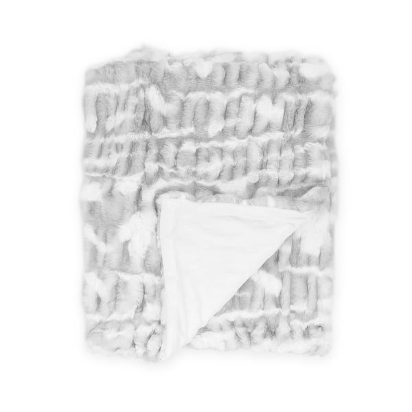 The Mood Mallow Ruched FauxFur Throw On Sale Bed Bath & Beyond