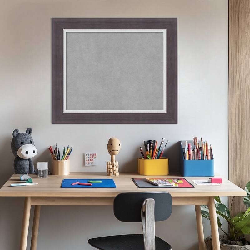 Amanti Art Ellie Brown Silver Framed