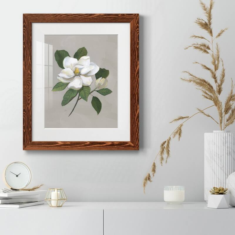 Botanical Magnolia-Premium Framed Print - Ready to Hang