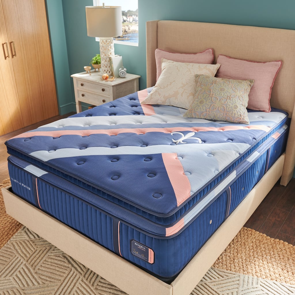 Stearns & Foster Reserve Duet Firm Tight Top Mattress + Removeable, Reversable Topper.