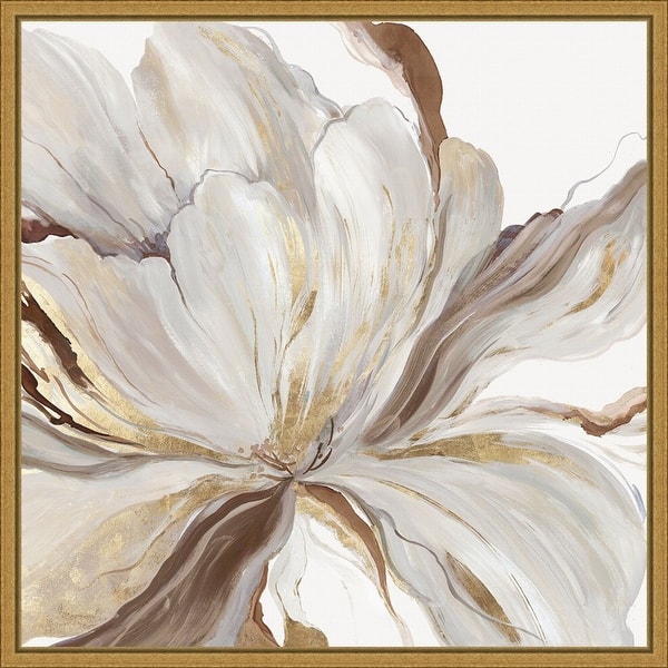 Amanti Art Butterfly Flower II by Asia Jensen Framed Canvas Wall Art ...