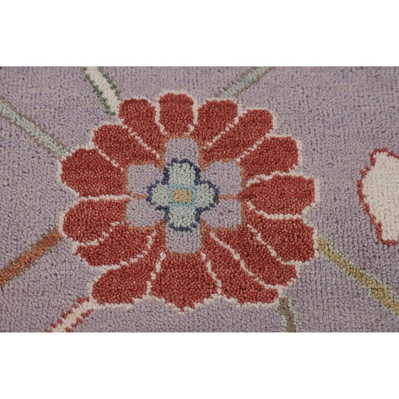 Floral Oushak Oriental Large Area Rug Handmade Wool Carpet - 10'2" x 13'8"