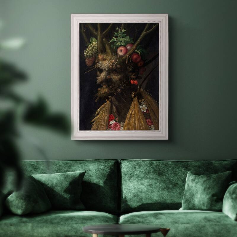 Four Seasons in One Head Premium Framed Canvas- Ready to Hang