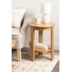 preview thumbnail 60 of 117, Kate and Laurel Foxford Round Wood Side Table