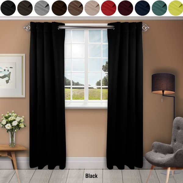 InStyleDesign 52W x 84H Premium Heavy Duty Curtain with Grommet (1 Panel)  - 52w x 84h - 52w x 84h - On Sale - Bed Bath & Beyond - 20091496
