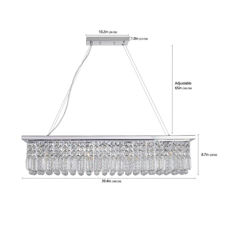 Modern Crystal Chandelier for Dining Room