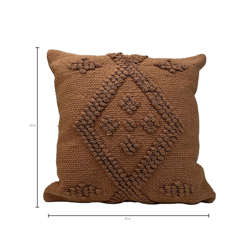 JoJo Fletcher Set of 2 20" x 20" Cotton Decorative Pillow Covers