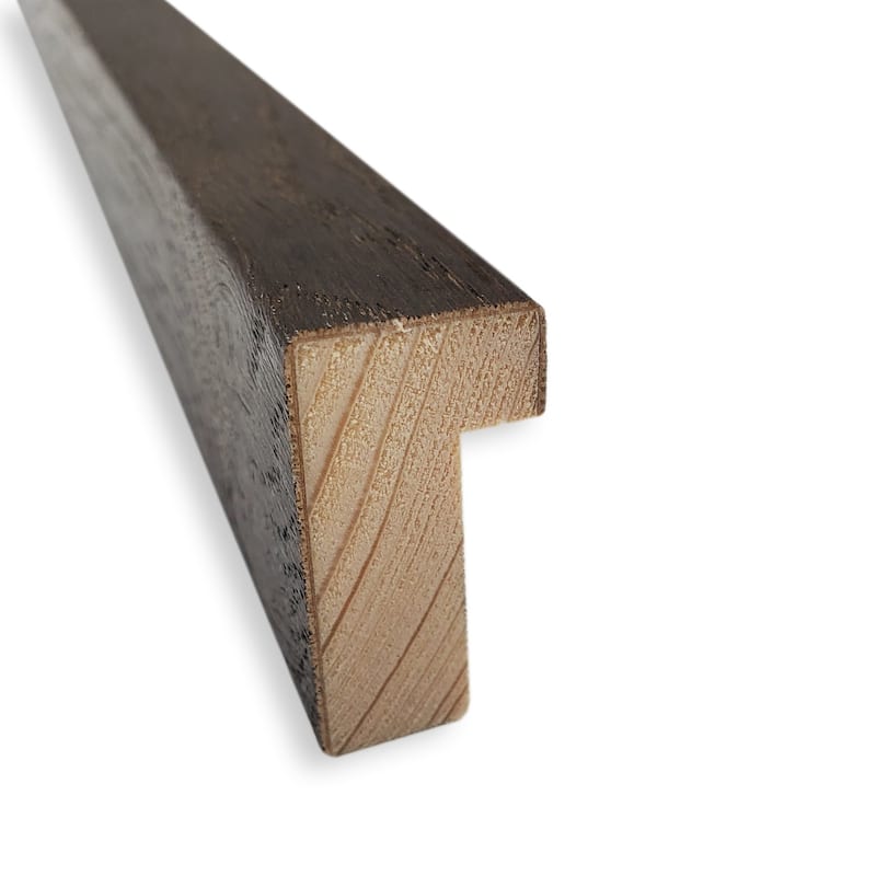 Non-Beveled Wood Full Length On The Door Mirror - Carlisle Frame - Outer Size: 15 x 49 in