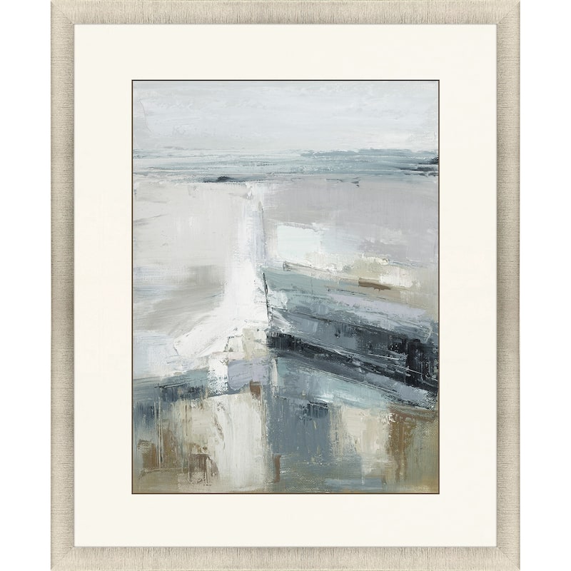 Echoes of the Sea I Framed Art Giclee Under Glass - Blue