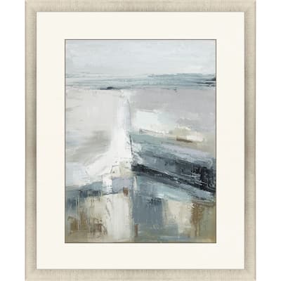 Echoes of the Sea I Framed Art Giclee Under Glass - Blue