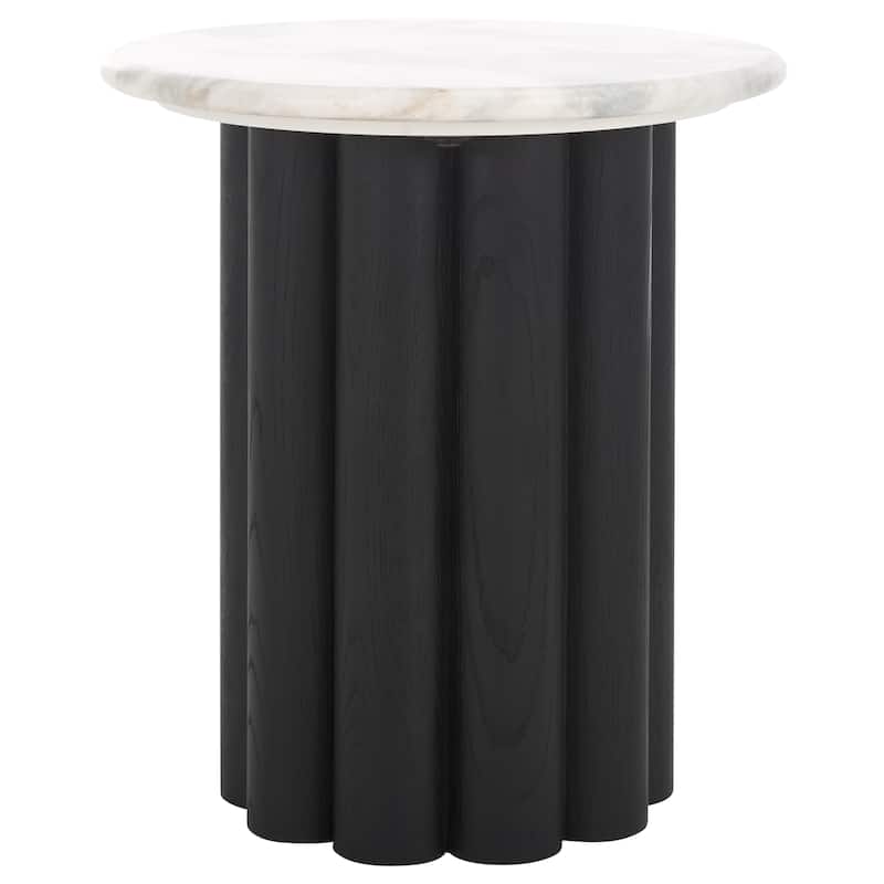 SAFAVIEH Couture Roxiella Marble Accent Table - 18"W x 18"D x 20"H