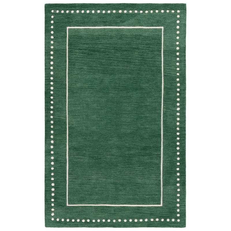 SAFAVIEH Handmade Bella Alverta Dotted Border Wool Rug