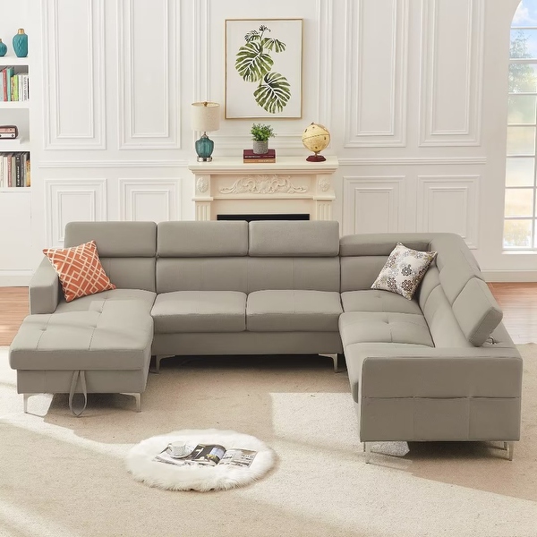 Left chaise sofa deals
