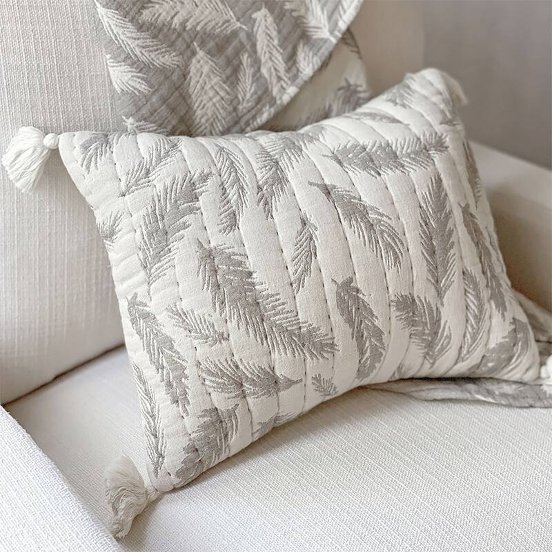 Crane Baby Decorative Quilted Pillow Ezra