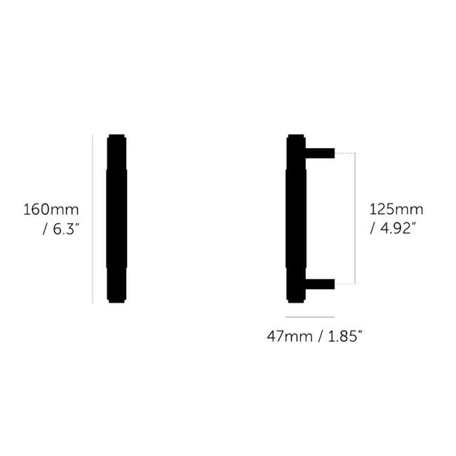 Buster + Punch UPB-023963 Cross 4-15/16" Center to Center Bespoke
