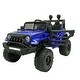 preview thumbnail 8 of 19, 12V Ride On Car For Kids, Battery Powered Electric Vehicles With Remote Control, Built-in Music, Horn, Independent Swing Blue