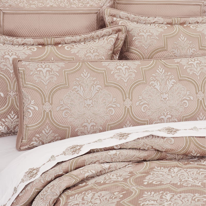 Rosewater Bolster Decorative Throw Pillow