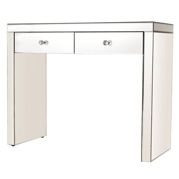 Shop Costway Silver Mirrored Console Table Home Vanity Dressing
