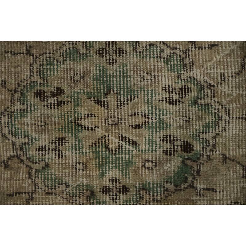 Hand Knotted Oriental 100% Wool Carpet Transitional Floral Beige & Ivories Anatolian Area Rug - 8' 7'' X 5' 7''