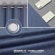 preview thumbnail 12 of 95, Deconovo Faux Linen Total Blackout with Coating Curtains (2 Panel)