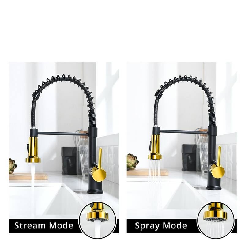 Pull Down Kitchen Faucet Single Handle Commercial Kitchen Sink Faucets With Sprayer