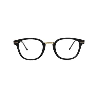 Maui Jim Round-Frame Nylon Optical Frames - Black Gold Transparent - N/A