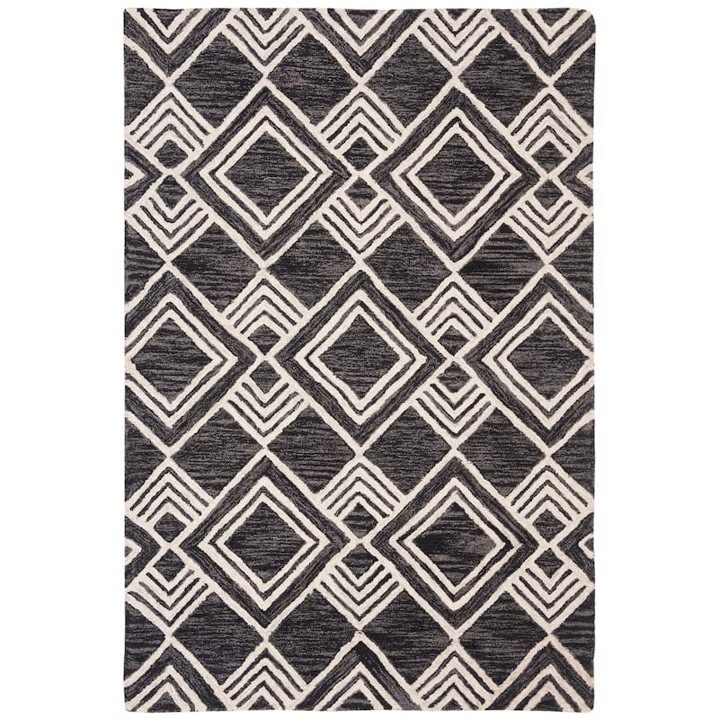 SAFAVIEH, Handmade Blossom Vesela Modern Floral Wool Rug
