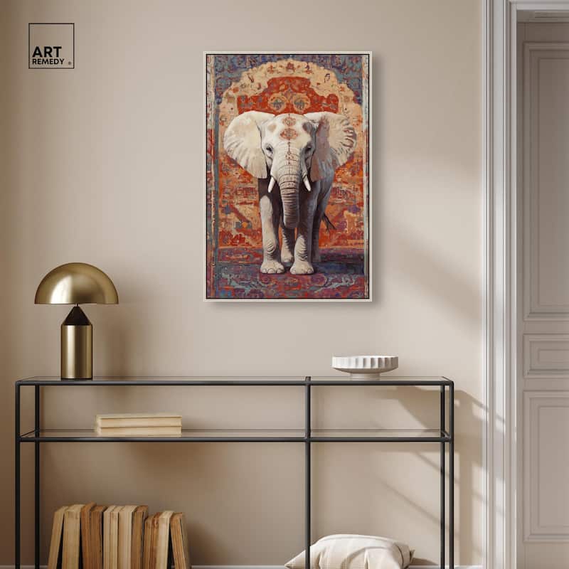 Elephant Archway Canvas by Art Remedy