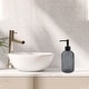 preview thumbnail 14 of 15, Elegant Soap Pump Dispenser for Bathroom 13.52oz 1 Pc Gray Black