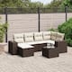 Option Brown and cream 7 Piece Set